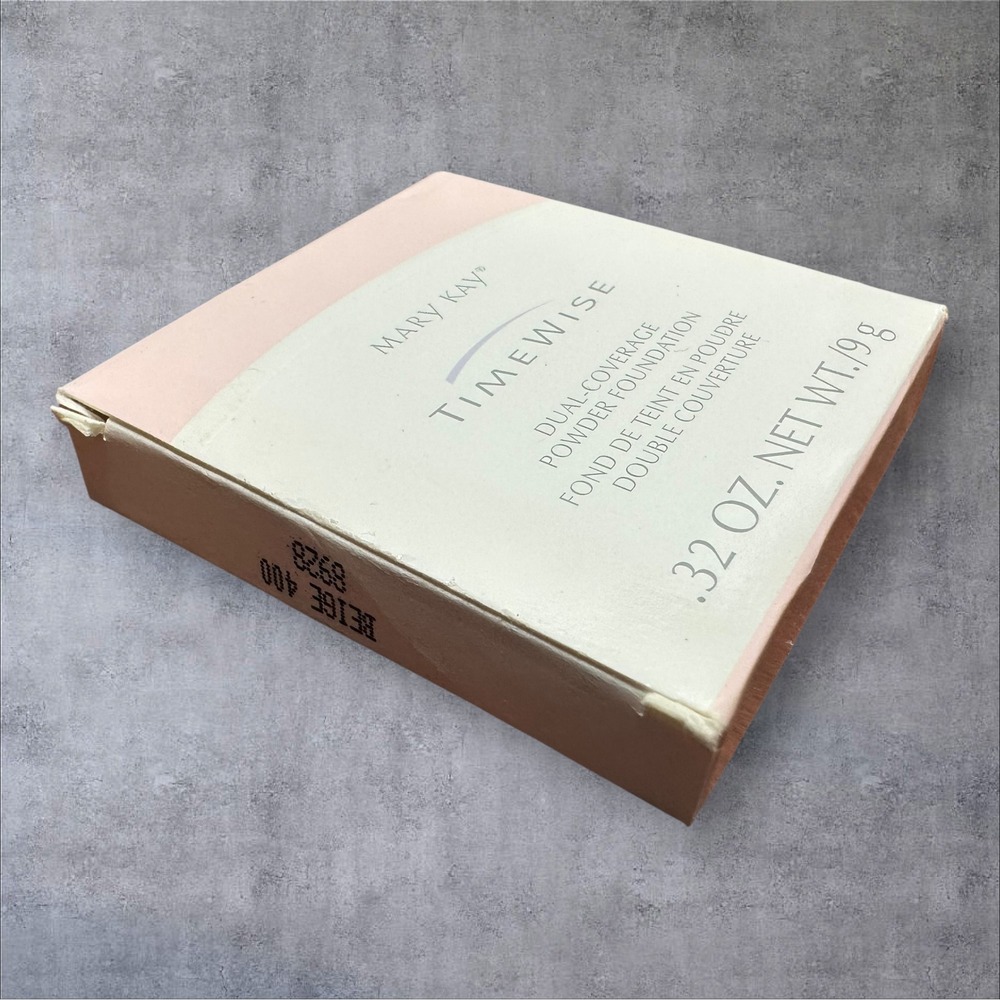 Mary Kay Dual-Coverage Powder Foundation 8928 Beige 400 TimeWise .32oz NIB NEW